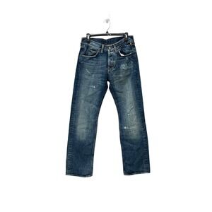 NWOT Meltin Pot Morgan Jeans Blue Distressed Men's Size‎ 30x34